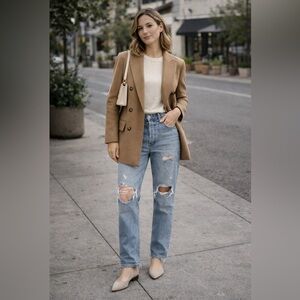 AGOLDE Jamie High Rise Classic Straight Jeans in Dakota Size 28